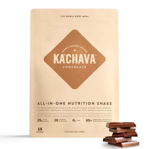 Ka’Chava All-In-One Nutrition Shake Blend, 85+ Superfoods & Nutrients, Meal Replacement, Greens Plant-Based Superfood Powder Protein Drink, Digestive Enzymes & Probiotics, Vegan Dairy Gluten Free, 2lb - Image 2