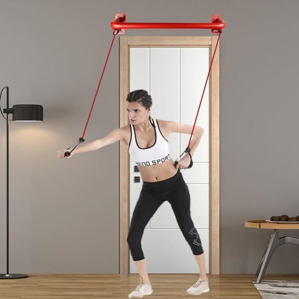 Pull-Up Bars.Door pull-up bar . Diameter 1.3 inches.Reinforced steel Max 520LBS upper body fitness workout bar. Door multi-grip. Home gym portable, versatile, indoor pull-up. Yoga on the door, swing on the door.Pull Up Bar for Doorway . - Image 6