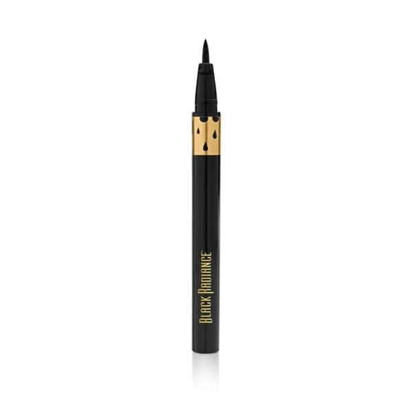 Black Radiance Fine Line Waterproof Liquid Eyeliner Pen - Black Velvet - Image 6