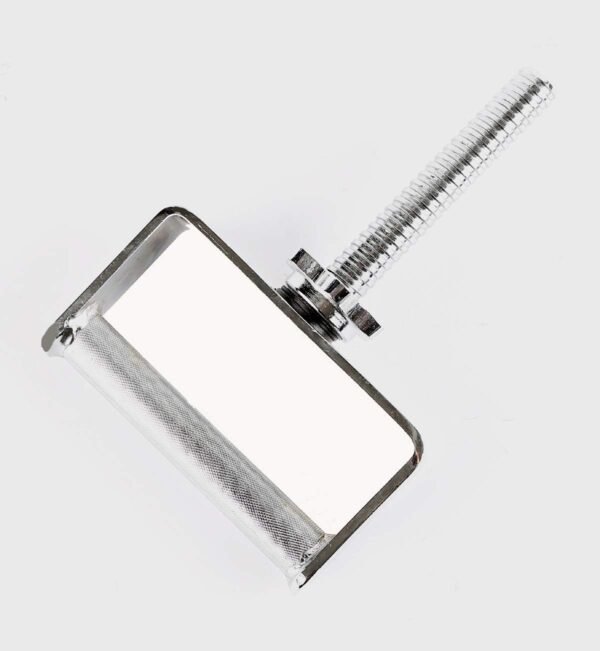 C-0290 Extra Wide Threaded Kettlebell Handle - Chrome Plated Solid Steel with Knurled Grip - Image 2