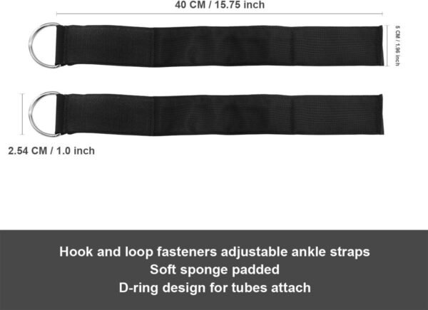 Strength Legs Resistance Bands with Ankle Straps Speed Agility Training for Running Taekwondo Skating Fitness Exercise - Image 7