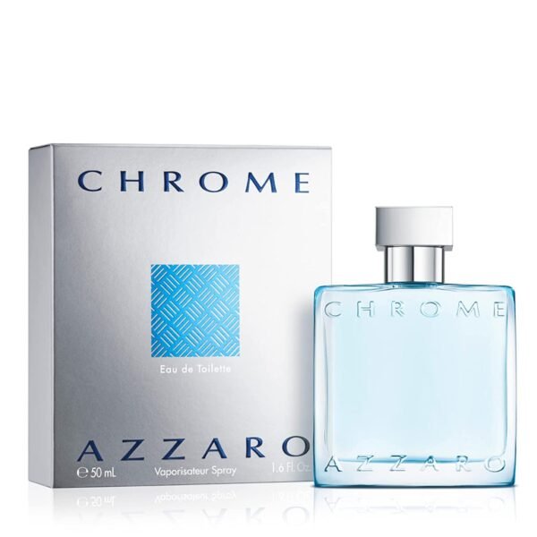 Azzaro Chrome Eau de Toilette - Fresh Aquatic Mens Cologne - Citrus, Woody, Musky Fragrance -Fresh Notes of Bergamot - Everyday Wear - Classic Summer Beach Scent - Luxury Perfumes for Men - Image 2