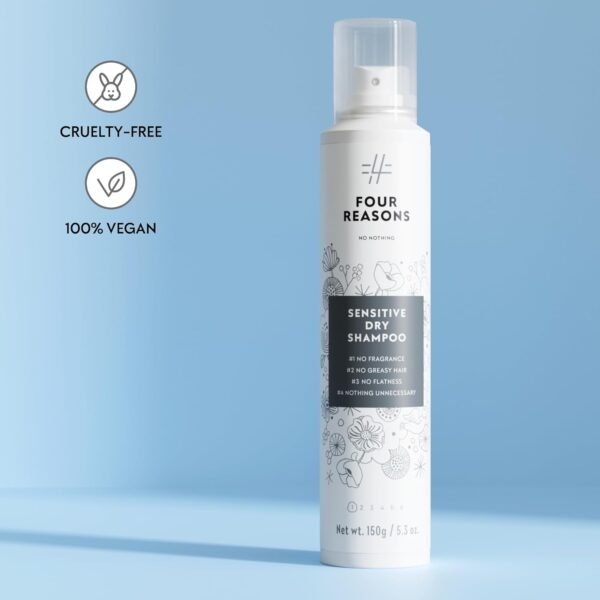 No nothing Dry Shampoo for Women - Waterless Unscented Dry Shampoo for Dark, Blonde, Oily Hair. Hypoallergenic, Fragrance free for Sensitive Scalps 5.3oz - Image 4