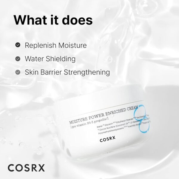 COSRX Hyaluronic Acid Moisturizer for Day & Night with Pro Vitamin B5 (D Panthenol) 50ml/1.69 fl.oz | Propolis Extract, Ceramide, Long Lasting Hydration for Dry, Sensitive Skin, Korean Skin Care - Image 4