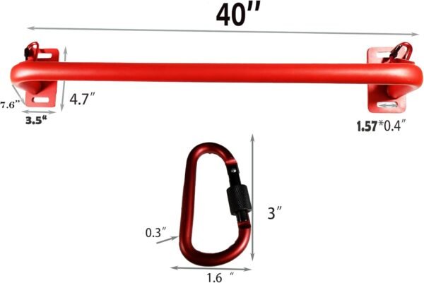 Pull-Up Bars.Door pull-up bar . Diameter 1.3 inches.Reinforced steel Max 520LBS upper body fitness workout bar. Door multi-grip. Home gym portable, versatile, indoor pull-up. Yoga on the door, swing on the door.Pull Up Bar for Doorway . - Image 7