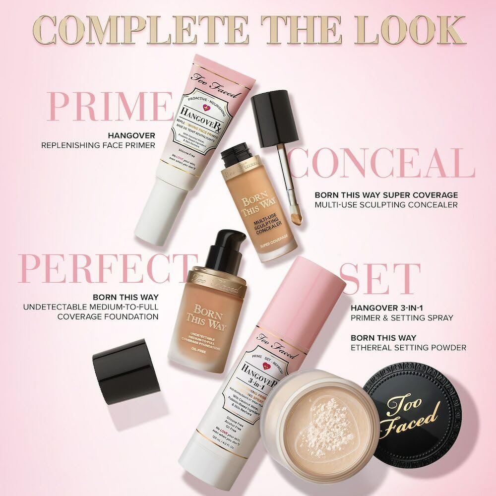 Too Faced Hangover Replenishing Face Primer | Hydrates, Boosts + Smooths Skin with Dewy Finish - Image 3