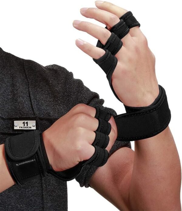 Premium Non-Slip Exercise Gloves for Men & Women - Gym Gloves Fitness Gloves, Workout Gloves for Weightlifting - Image 4