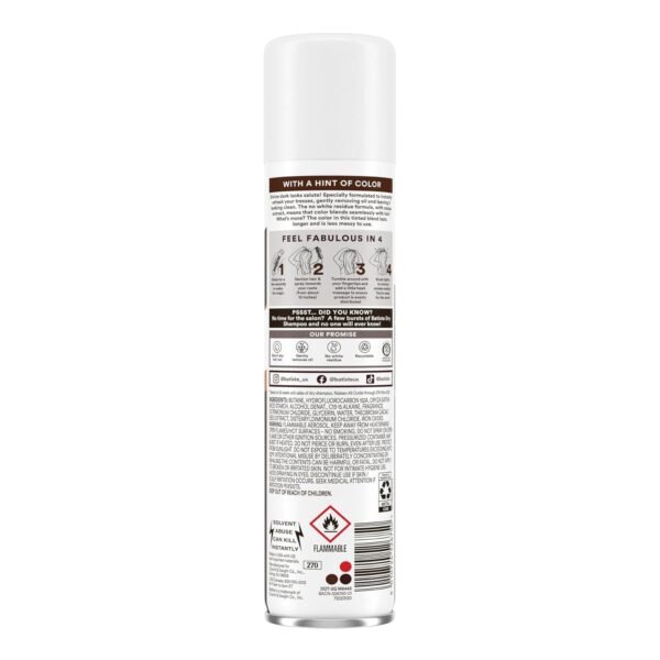 Batiste Dark Dry Shampoo, Waterless shampoo, 3.81oz 3 pack - Image 4