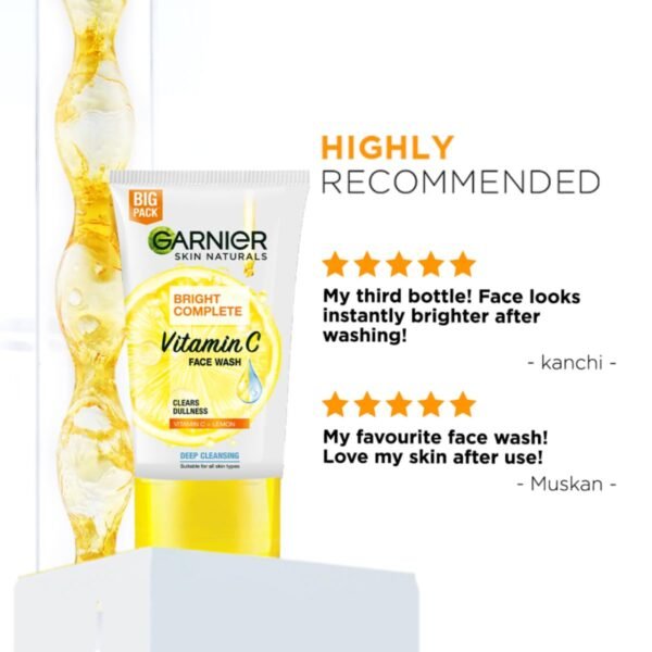 Garnier Light Face Wash 100g - Image 6