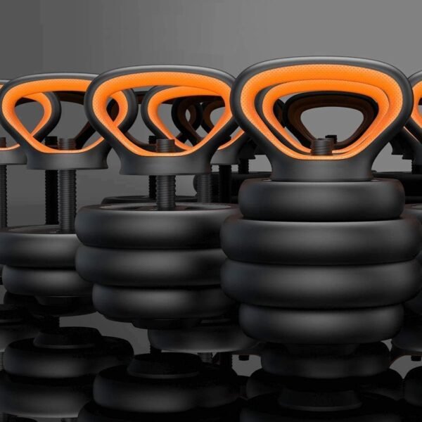 Janin Adjustable Kettlebell Handle for Dumbbell Plates,for Plates Weights。Kettlebell Grip for Dumbbell Kettlebell Push up for Gym Workout,Fitness at Home or Gym for Men and Women。 - Image 6