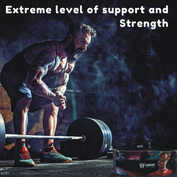 Anime Weight Lifting Lever Belt, Lifting Blet for Squats,Deadlifts, Cross Training,Weightlifting, Bodybuilding for Perfect Back Support for Men Women - Image 4