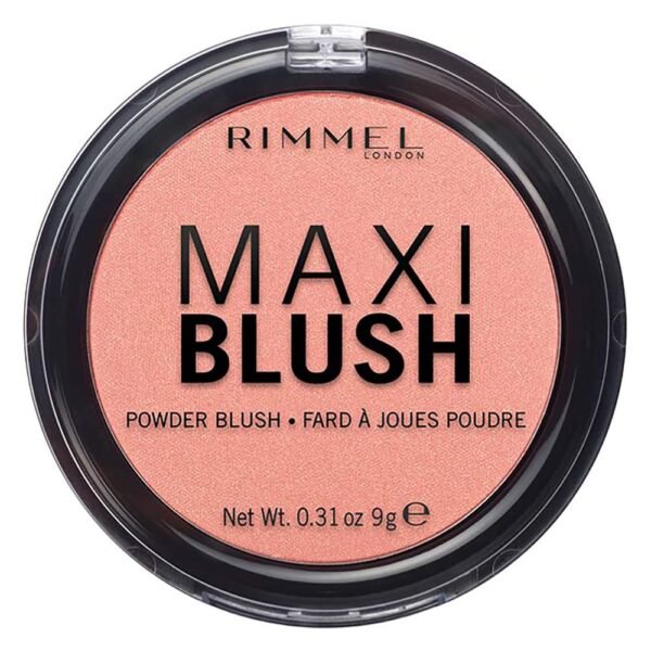 Rimmel London Maxi - 001 Third Base - Blush Powder, Lightweight, Highly Pigmented, Blendable, 0.31oz - Image 2
