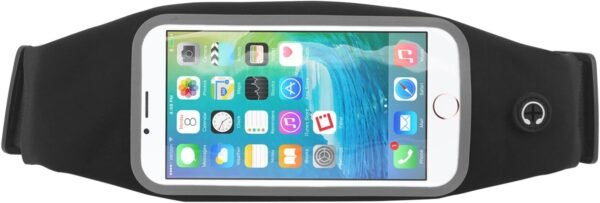 Cellet Waistband Phone Pouch, Sports Belt Waist Band Case, Fanny Pack, Jogging, Money Belt Compatible for iPhones, Samsung Galaxy Smartphones, Google Pixel, Moto - Image 2