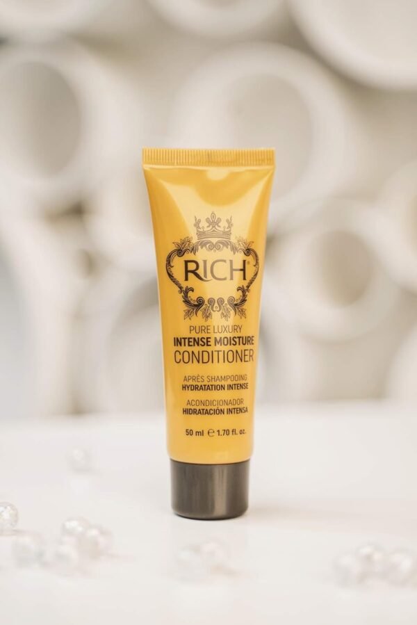 RICH Travel in Luxury Gift Set - Intense Moisture Shampoo 1.70 Fl Oz, Conditioner 1.70 Fl Oz, Argan Oil Elixir 1.0 Fl Oz for moisturzing hair - Image 7