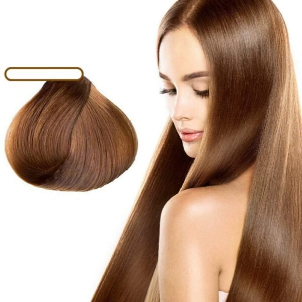 MOKERU Professional Argan Oil Hair Dye Color Shampoo 500 ML I New & Improved Formula Ammonia Free Paraben Free I Instant Fast Acting Long Lasting Signature Platinum Line by Maani (Light Brown) - Image 3