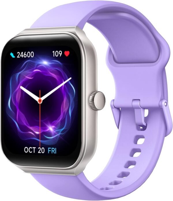 Smart Watch for Women Alexa Built-in, 1.95" Fitness Tracker with Answer/Make Calls, IP68 Waterproof/Heart Rate/Sleep Tracker/100 Sport Modes, Fitness Watch Compatible Android iOS - Image 2