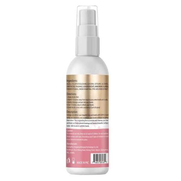 Coconut Heat Protectant Spray - Keratin Protein Hair Serum Anti Frizz Control Repair - Rose Water Moisturize Anti-Frizz Smooth Products (3PCS) - Image 9