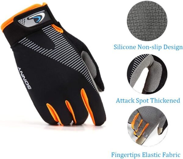 Ultimate Flying disc Gloves Ultimate Grip and Disc Gloves Breathable Non-Slip Sport Cycling Golf Glove, Improve Throws & Catches 1 Pair - Image 3