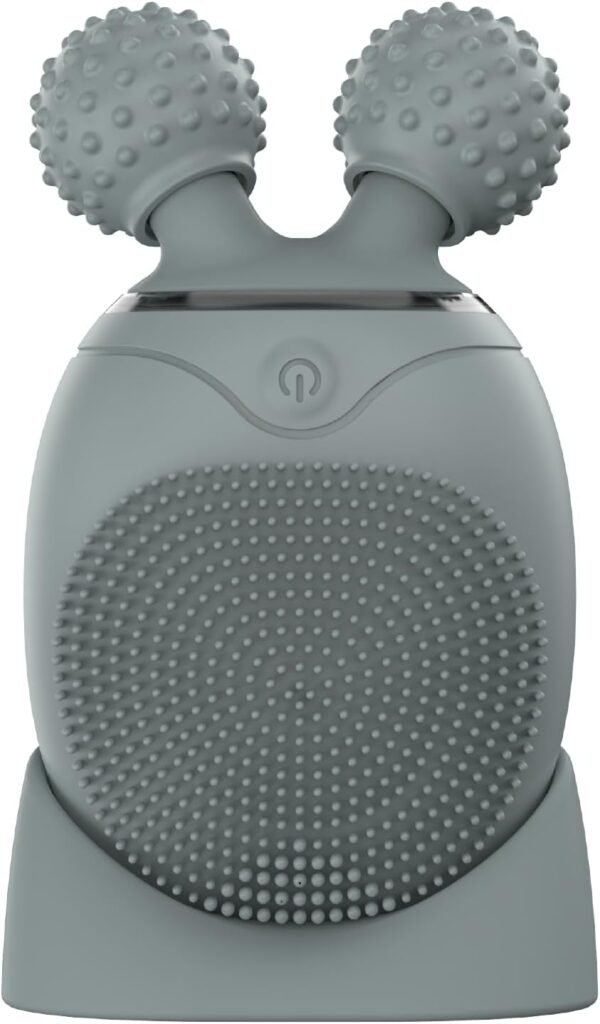 KOAPro Facial Cleansing Brush Exfoliating Face Scrubber for Women and Men, Waterproof Face Brush Cleanser, 3-in-1 Rechargeable Electric Facial Massager Tool, Reusable Sonic Silicone Scrubber - Image 2