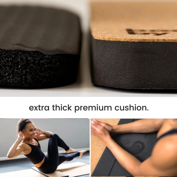 Performance Yoga Knee Pad Cushion - Extra Thick Padding For Knees, Elbows, and Wrists | Reversible, Non-Slip, Sweat-Resistant - Image 6