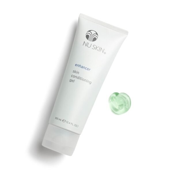 Nu Skin Enhancer Skin Conditioning Gel | Aloe Vera-Infused Soothing Formula for Ultimate Skin Comfort, Hydration, and Versatility in Skincare Routines | Lightweight Moisturizer | 3.4 Fl Oz | 1 Pack - Image 4