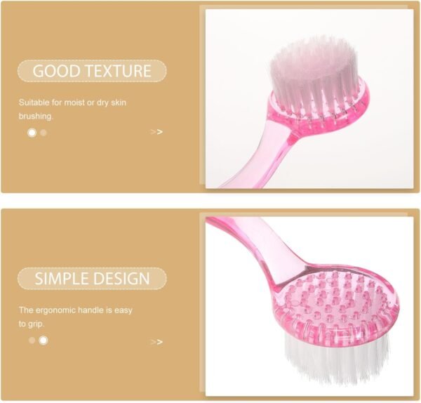 Artibetter 4PCS Face Cleaning Brush with Cap Pore Scrub Facial Exfoliator Cleaner - Image 9