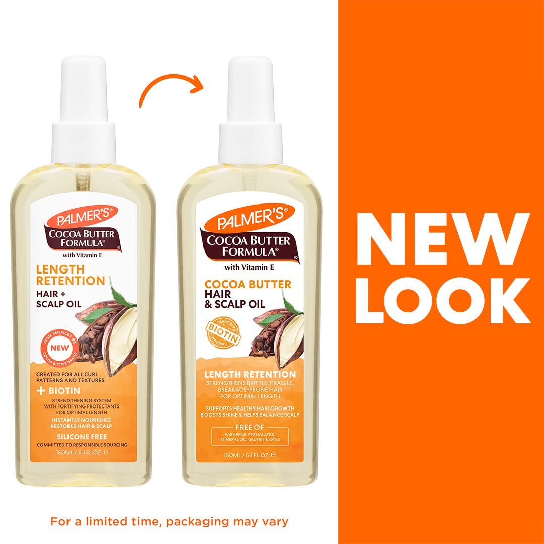 Palmer's Cocoa Butter & Biotin Length Retention Hair and Scalp Oil, 5.1 Ounce - Image 4