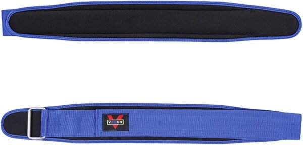 Weight Lifting Belt, Blue 31 Inch to 50 Inch of Round Waist Adjustable Waist Belt for Weightlifting, Sports and Exercise - Image 9