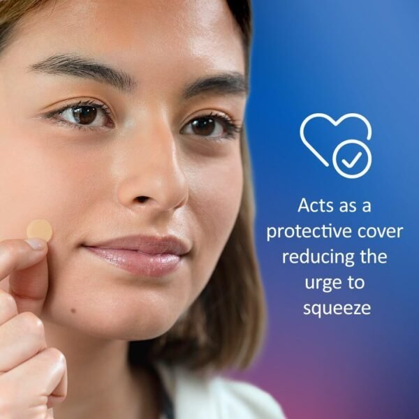 Nexcare Acne Cover, Skin Cover Absorbs Pus and Oil From Clogged Pores, Suitable Skincare for Most Skin Types - 36 Acne Covers - Image 8