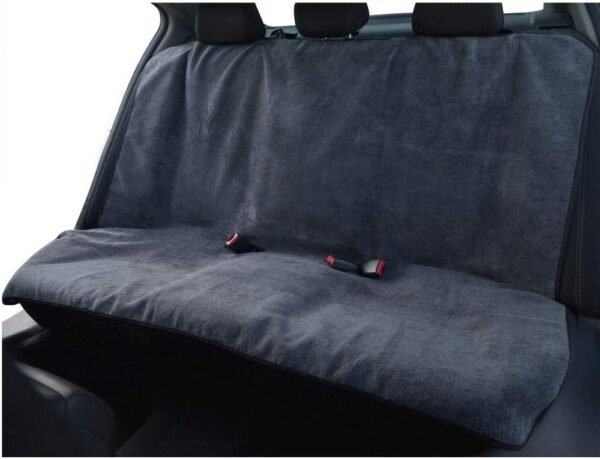 BDK UltraFit Towel Cloth Car Rear Seat Bench Cover, Moisture Wicking Washable Liquid Water Absorbent Sweat Seat Protector, Gym Workout Hiking Running Beach Sports, Universal Fit Trucks SUVs Vans - Image 4