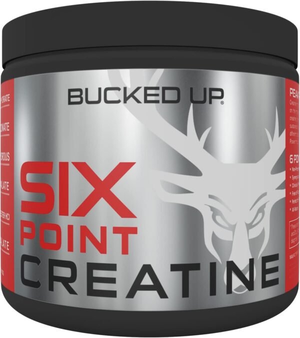 Bucked Up Six Point Creatine™ Six Types of Creatine - for Men and Women - Image 2