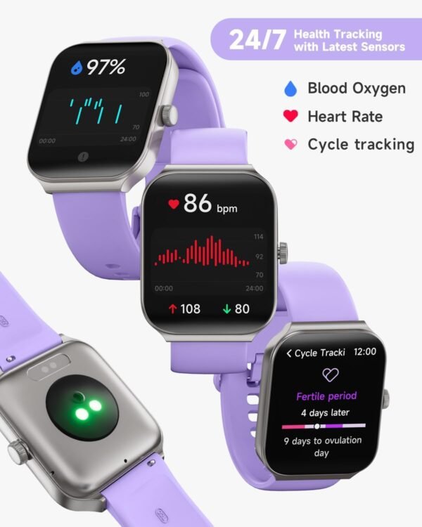 Smart Watch for Women Alexa Built-in, 1.95" Fitness Tracker with Answer/Make Calls, IP68 Waterproof/Heart Rate/Sleep Tracker/100 Sport Modes, Fitness Watch Compatible Android iOS - Image 4