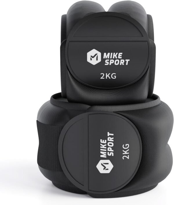 Ankle Weights,Strength Training Wrist and Ankle Weights Sets For Women Men 2lb 4lb 6lb 8lb Leg Arm Weights Straps for Fitness,Yoga,Running,Workout - Image 2
