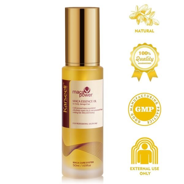 Karseell Moroccan Argan Oil for Hair Healing Cold Pressed Weightless Argan Oil Hair Serum for Dry Damaged Hair 50ml - Image 3