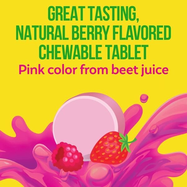 Culturelle Kids Chewable Daily Probiotic for Kids, Ages 3+, 30 Count, #1 Pediatrician-Recommended Brand, Natural Berry Flavored Daily Probiotics for Digestive Health, Oral Care & Immune Support - Image 10