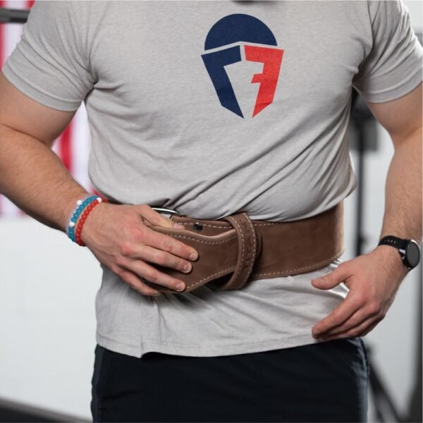 Titan Fitness Medium Weightlifting Belt, 26" - 33" 4-Inch-Wide Belt, 10mm Thick, Powerlifting, Deadlifts - Image 7