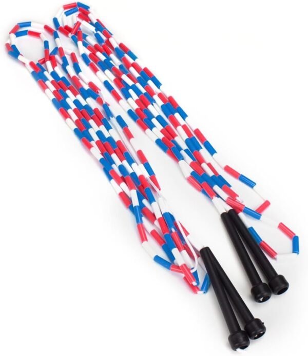 16-Feet Double Dutch Jump Ropes with Plastic Segmentation (2-Pack) - Image 3