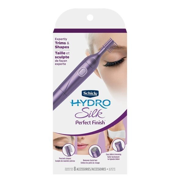Schick Hydro Silk Perfect Finish Trimmer, 8-in-1 Grooming Kit for Women - Image 2