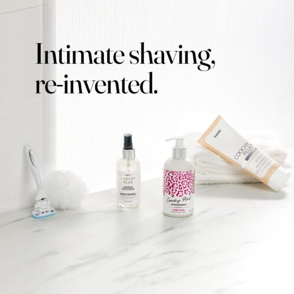 Coochy Plus Intimate Shaving Complete Kit - FRAGRANCE FREE & After Shave Protection Soothing Moisturizer Mist – Antioxidant Formula Prevents Razor Burns, Itchiness & Ingrown Hairs - Image 9