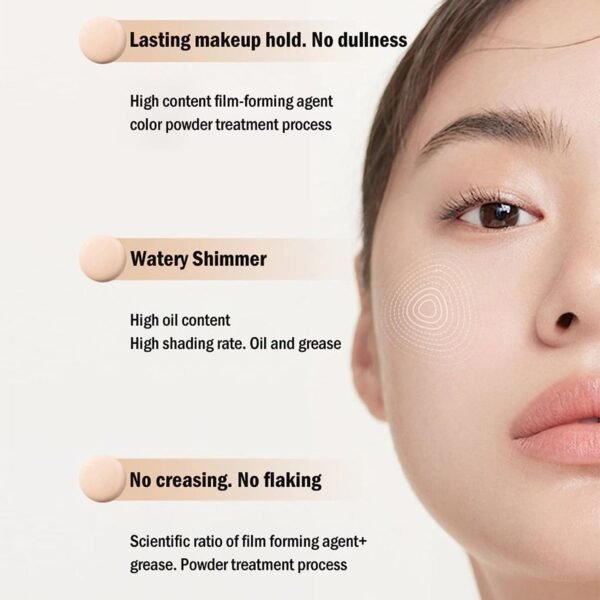 UO-DO Liquid Foundation, Moisturizing Light Foundation, Matte Long Lasting Foundation, Hydrating Waterproof and Light Long-Lasting Foundation for All Skin Types (Oil Control, W03 Warm Skin) - Image 4