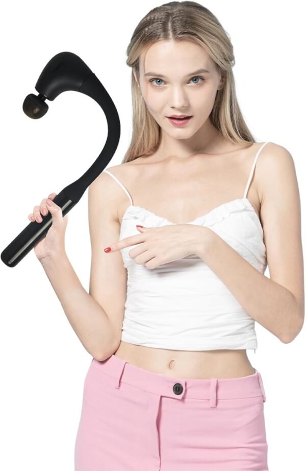 LUOOV Gun Deep Tissue Eith Heat Foot/Neck/Leg/Back Massager Gun Electric Fascia Gun Shoulder Massager Self Back Massage Gun Muscle Massager Hand Held Deep Tissue Pain Relief Mini Massage Gun - Image 4