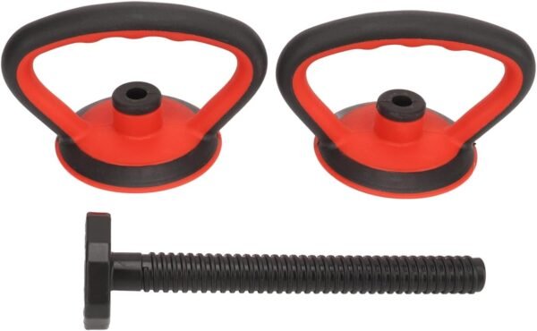 Adjustable Kettlebell Handle, Plate Kettlebell Grip Loadable Ergonomic Weight Strength Training Weightlifting Accessories for Home Gym Set - Image 2