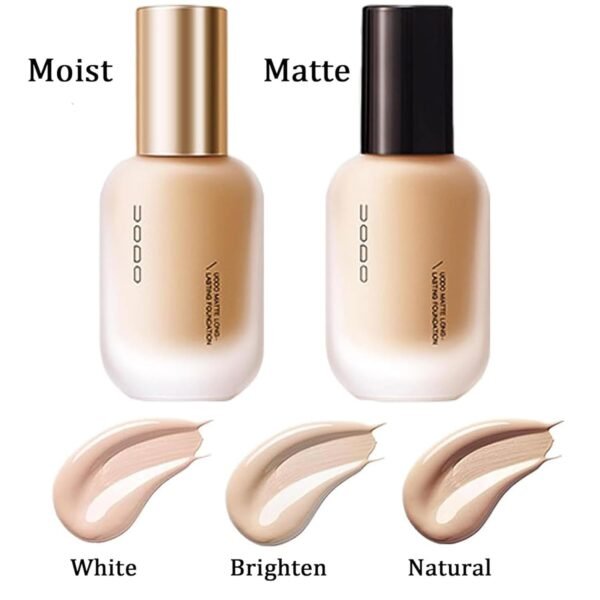 Uodo Liquid Foundation, Moisturizing Light Foundation, Matte Long Lasting Foundation, Base Uodo Liquid Foundation, Hydrating And Long-Lasting Foundation For All Skin Types (Oil control #W03, one size) - Image 8