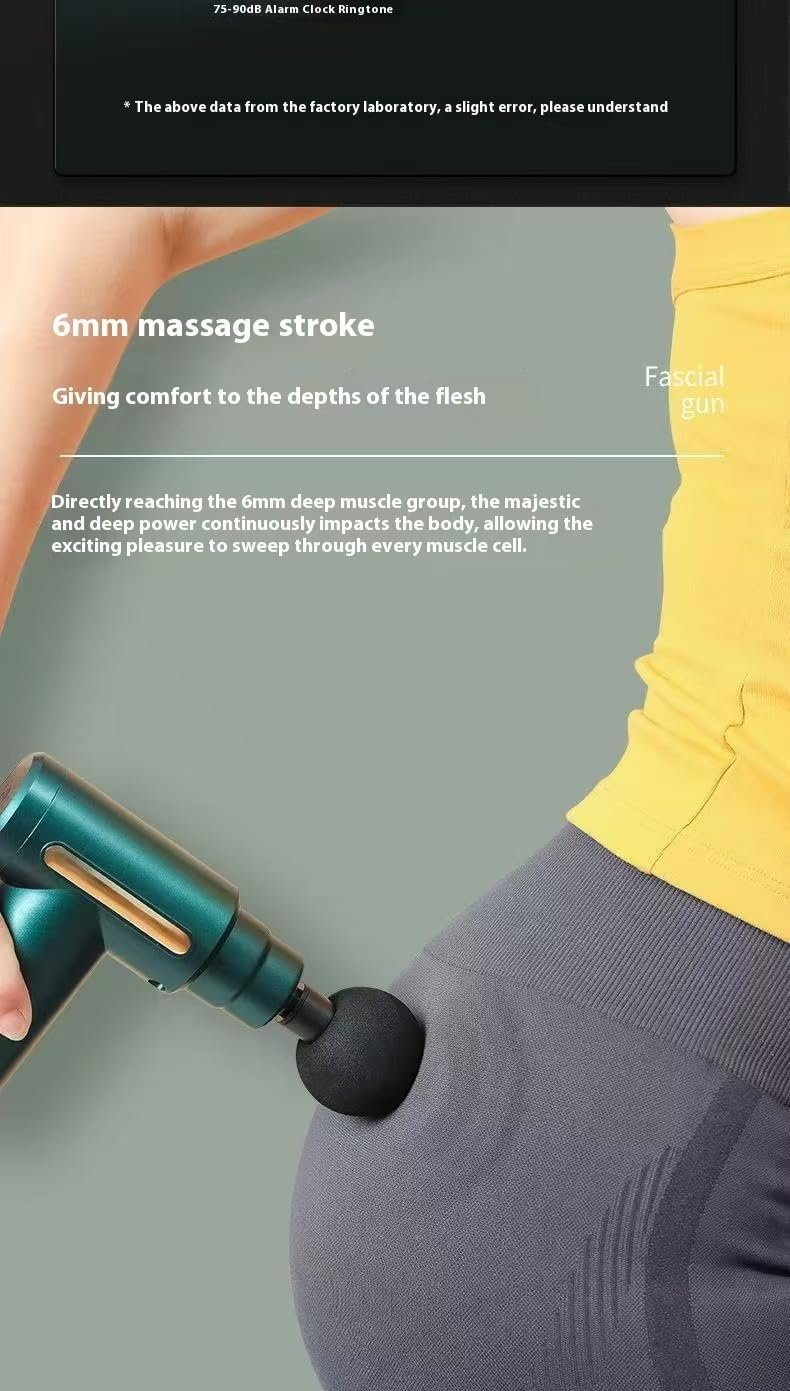 Massage Gun for Muscle Recovery, Percussion Massager (Black) - Image 9
