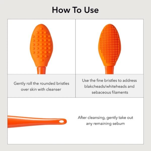 APRILSKIN Pore Cleansing Facial Silicone Brush | for Blackheads Removal & Face Scrubber | Gentle Exfoliation | Deep Pore Cleaning Massager | Pairs with Aprilskin's Carrotene Cleansing Balm - Image 4