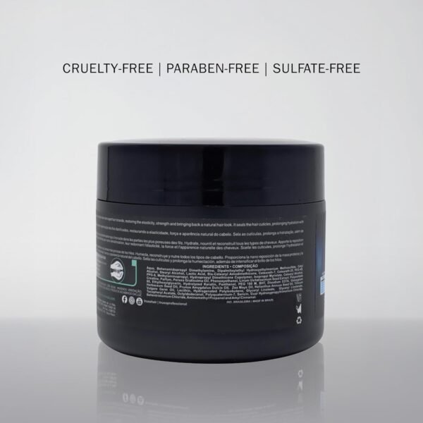 TRUSS Net Hair Mask - Deep Conditioning Treatment + Hair Repair Mask for Curly Hair - Detangle + Hydrate Curls while Soothing Damage - Anti Frizz + Humidity Blocking (15.87 oz) - Image 8