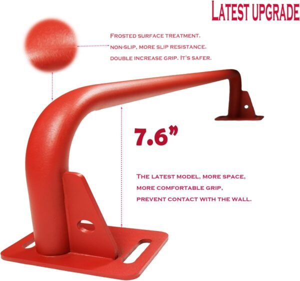 Pull-Up Bars.Door pull-up bar . Diameter 1.3 inches.Reinforced steel Max 520LBS upper body fitness workout bar. Door multi-grip. Home gym portable, versatile, indoor pull-up. Yoga on the door, swing on the door.Pull Up Bar for Doorway . - Image 3