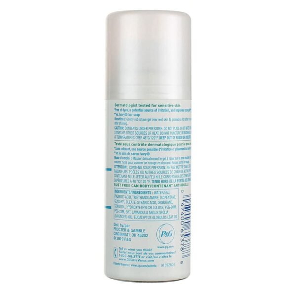 Gillette Satin Care Ultra Sensitive Irritation Defense Shave Gel, 2.5 Oz - Image 6