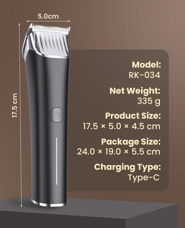 oneisall Horse Clippers,Low Noise Horse Trimmer Shaver Kit for Matted Long Hair,2 Speed Cordless Grooming Clippers for Horse - Image 8