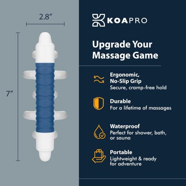 KOAPRO Fascia Massage Tool Blaster for Cellulite, Muscle Knots, Trigger Points - All-in-One Full Body Myofascial Release Tool, Facia Blaster, Targeted Tension Relief, Effective Back and Neck Massager - Image 6